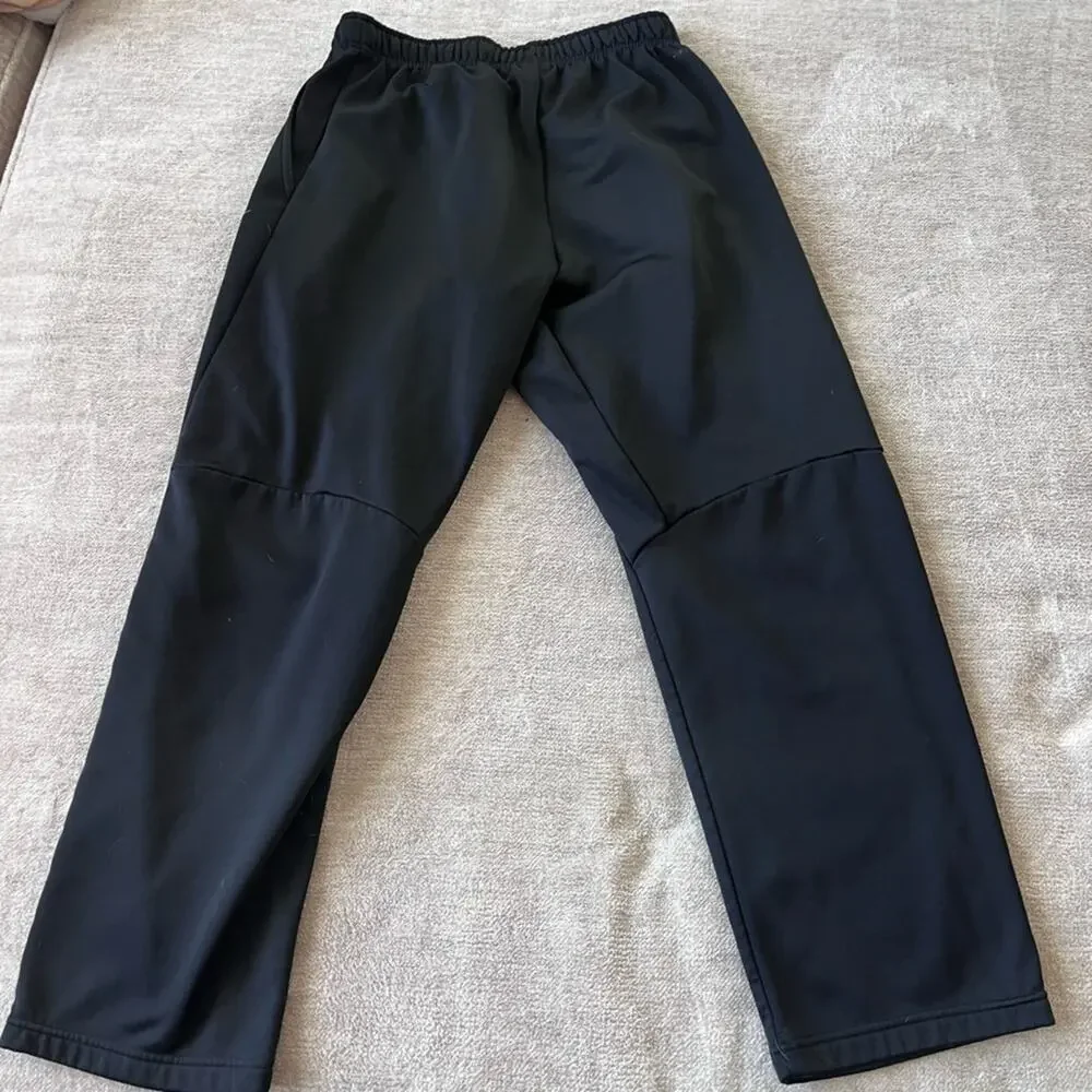 Nike Therma Training Pants Men L Lined Sweatpants Triple Black 800191-010 Swoosh